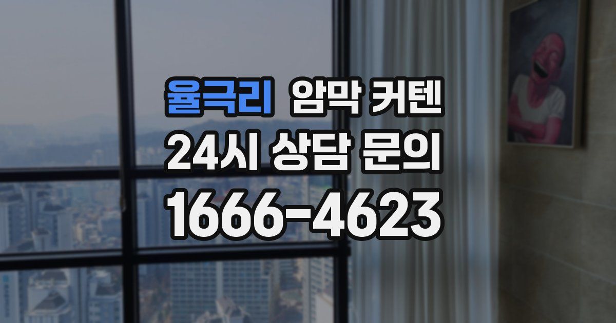 율극리 암막 커텐