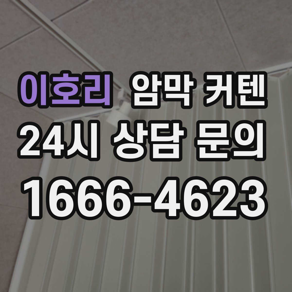 이호리 암막 커텐