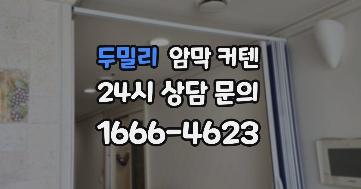 두밀리 암막 커텐