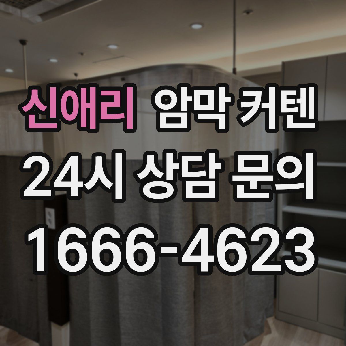 신애리 암막 커텐