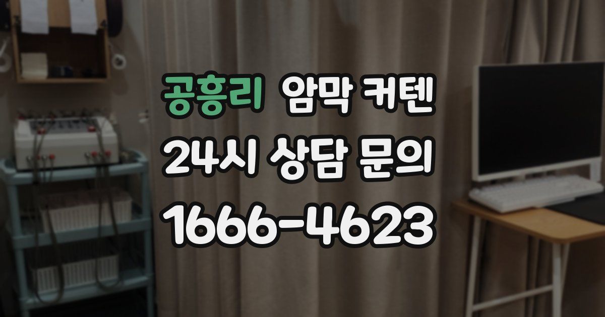 공흥리 암막 커텐