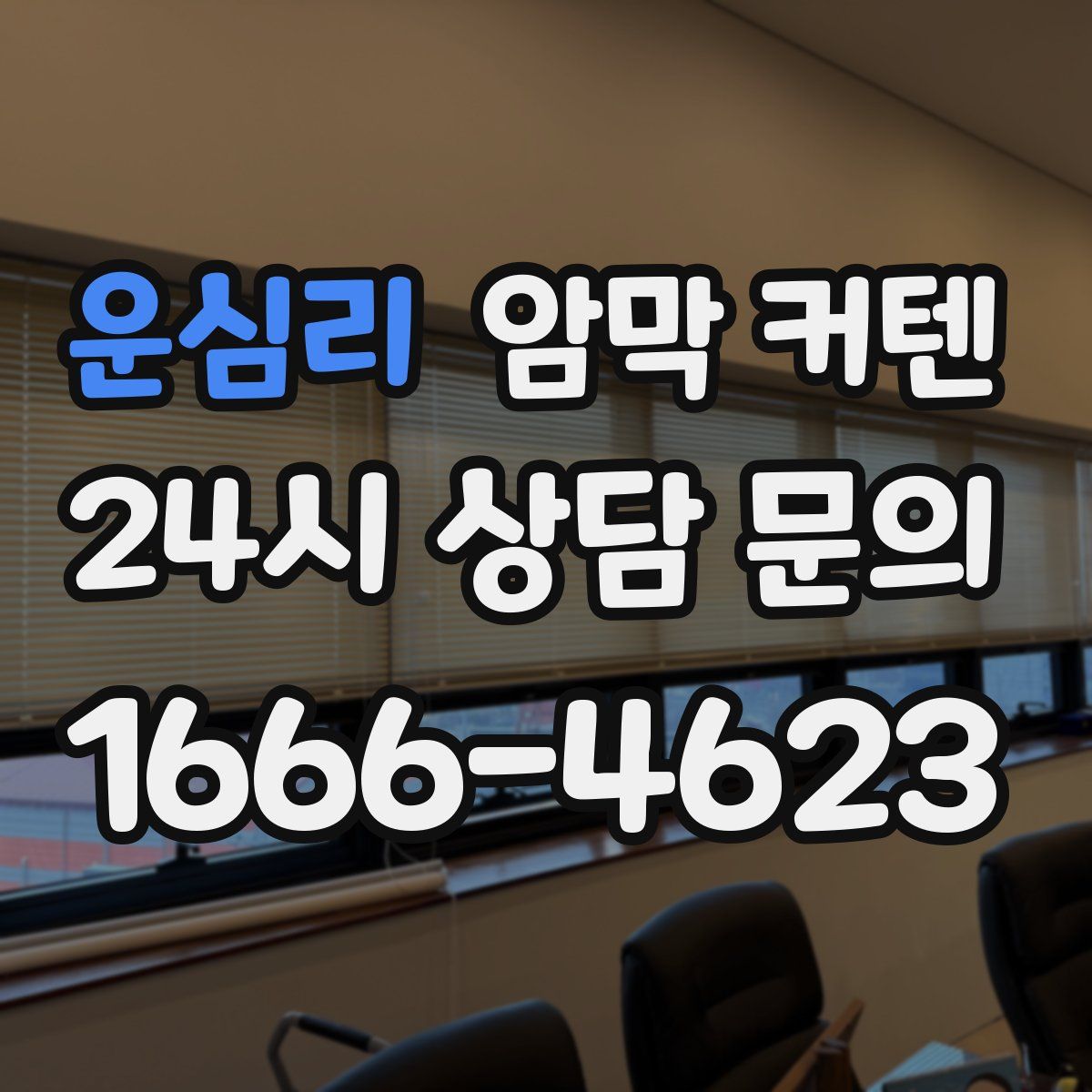 운심리 암막 커텐