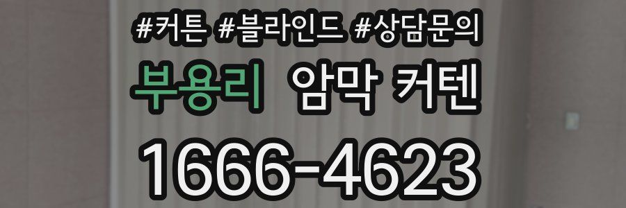 부용리 암막 커텐