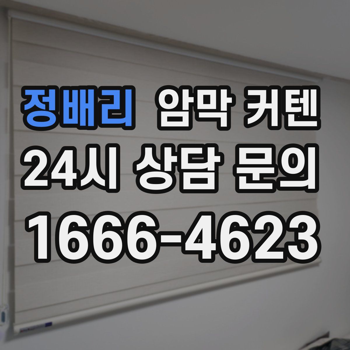 정배리 암막 커텐