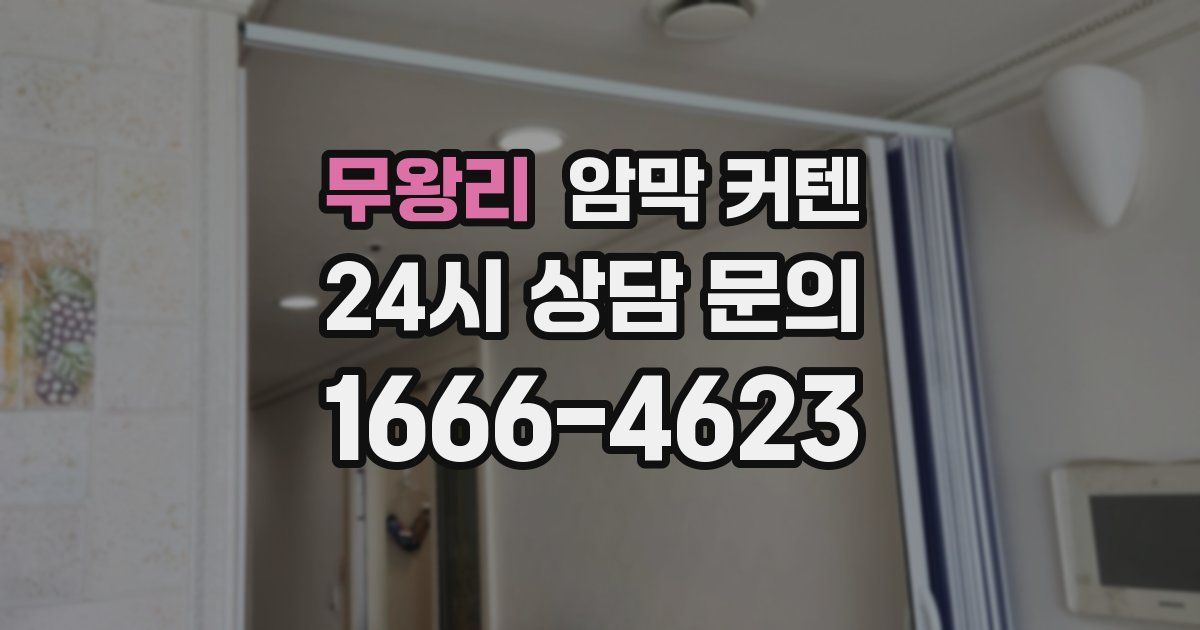 무왕리 암막 커텐