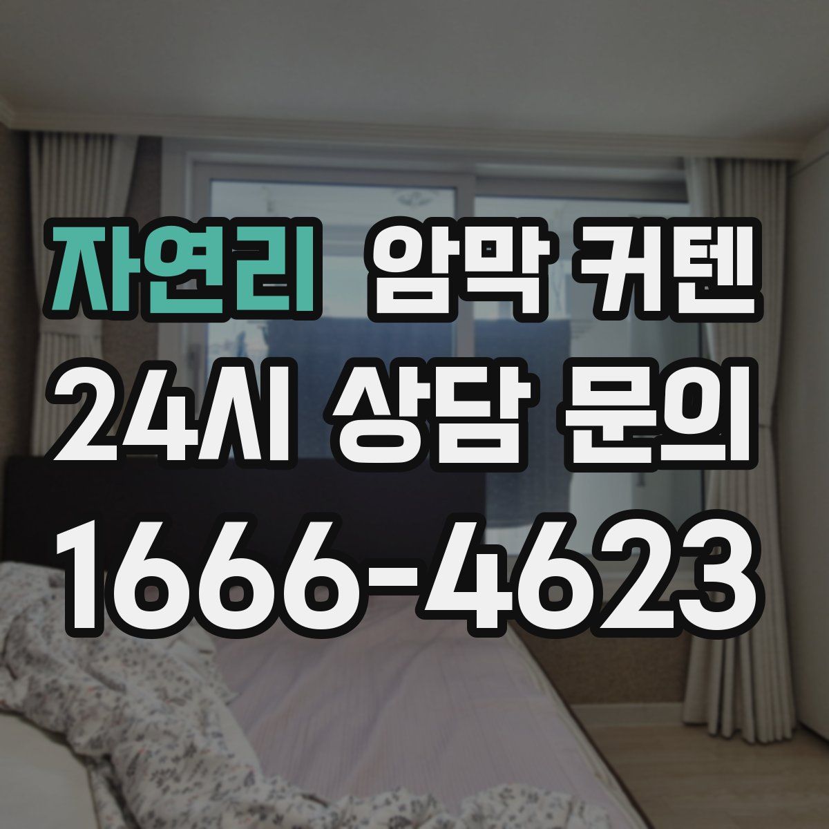 자연리 암막 커텐