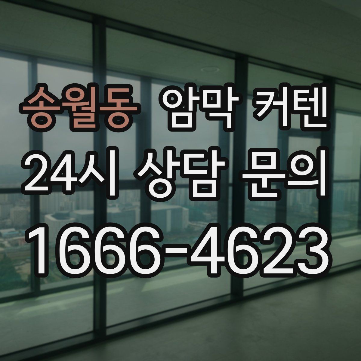 송월동 암막 커텐 창 크기별 추천 포인트