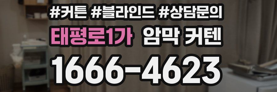 태평로1가 암막 커텐