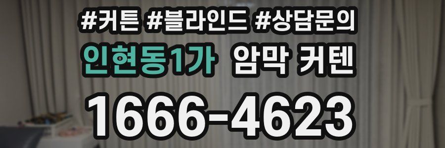 인현동1가 암막 커텐