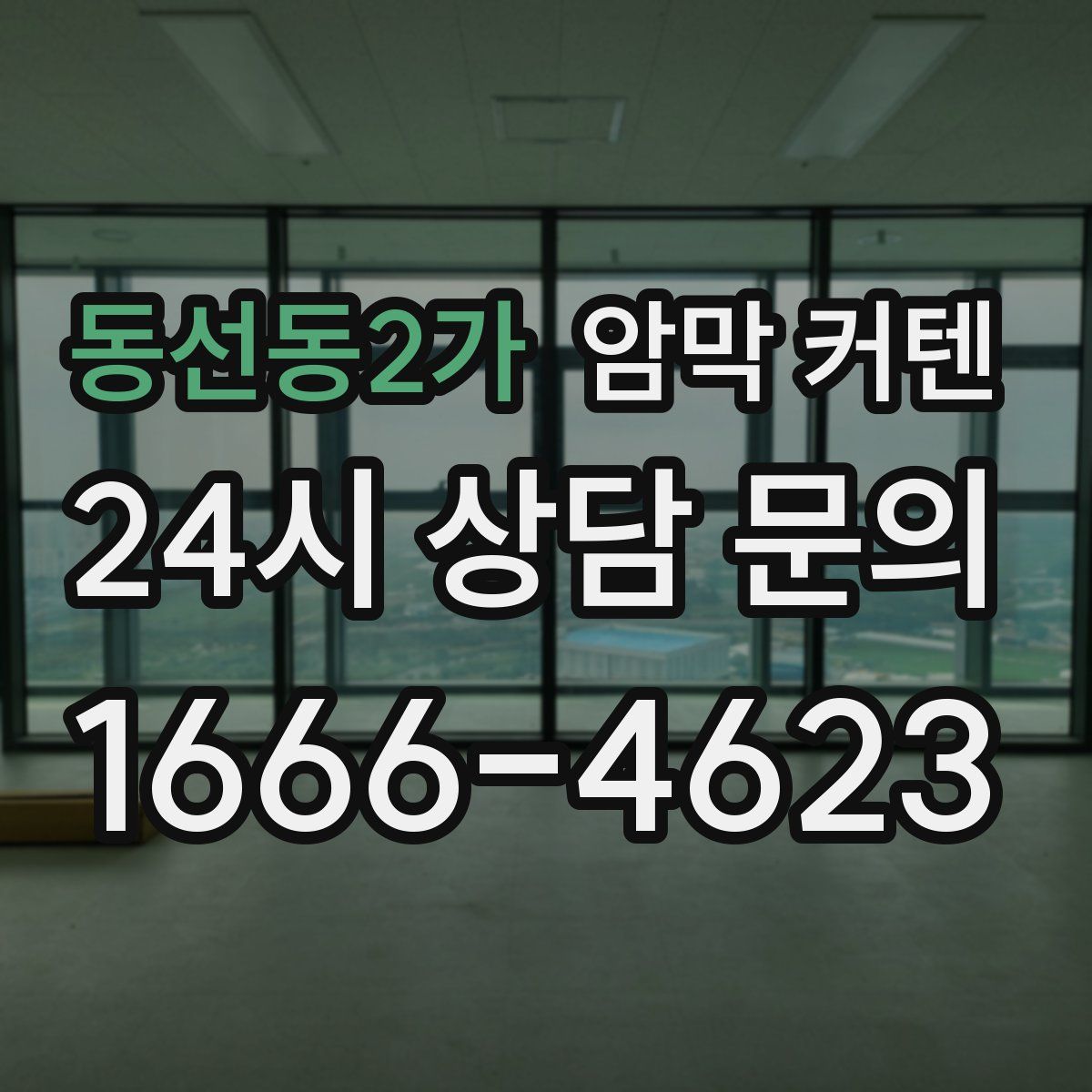 동선동2가 암막 커텐