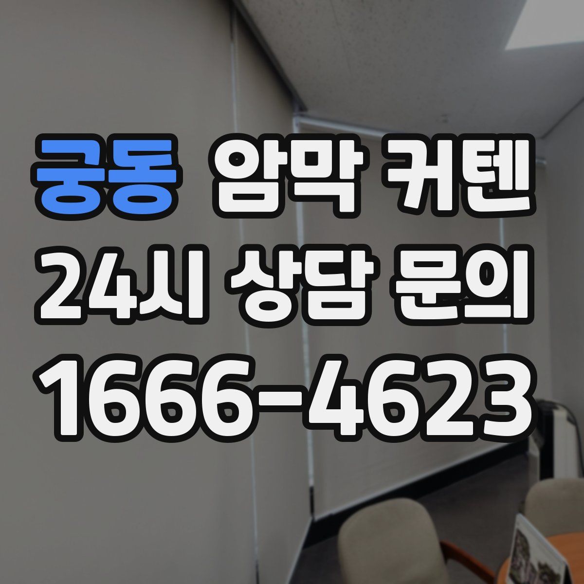 궁동 암막 커텐