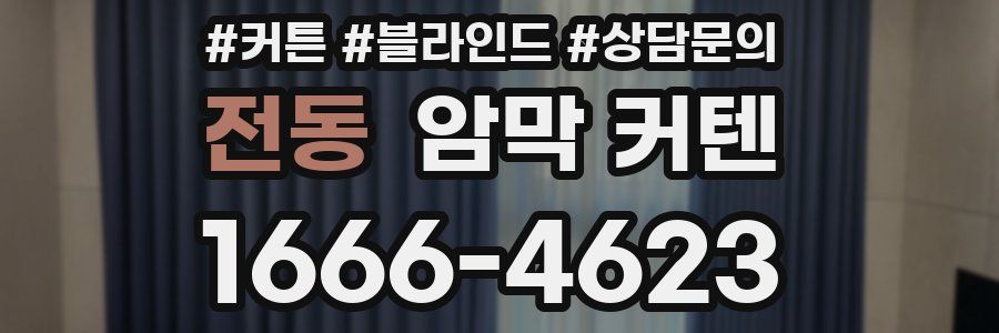 전동 암막 커텐