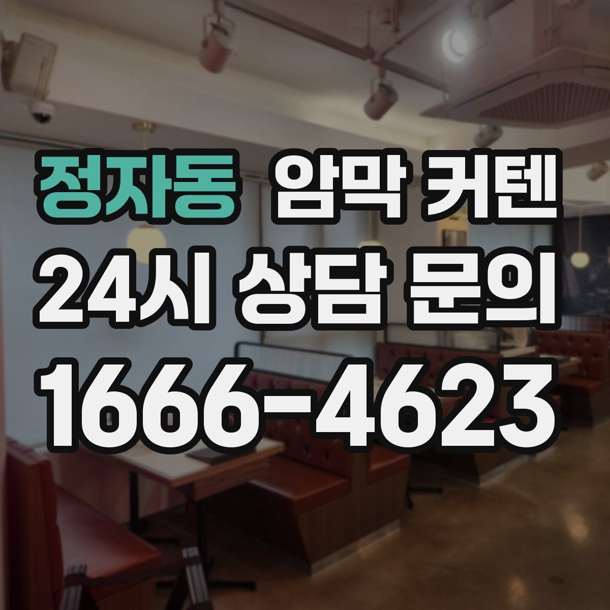 정자동 암막 커텐