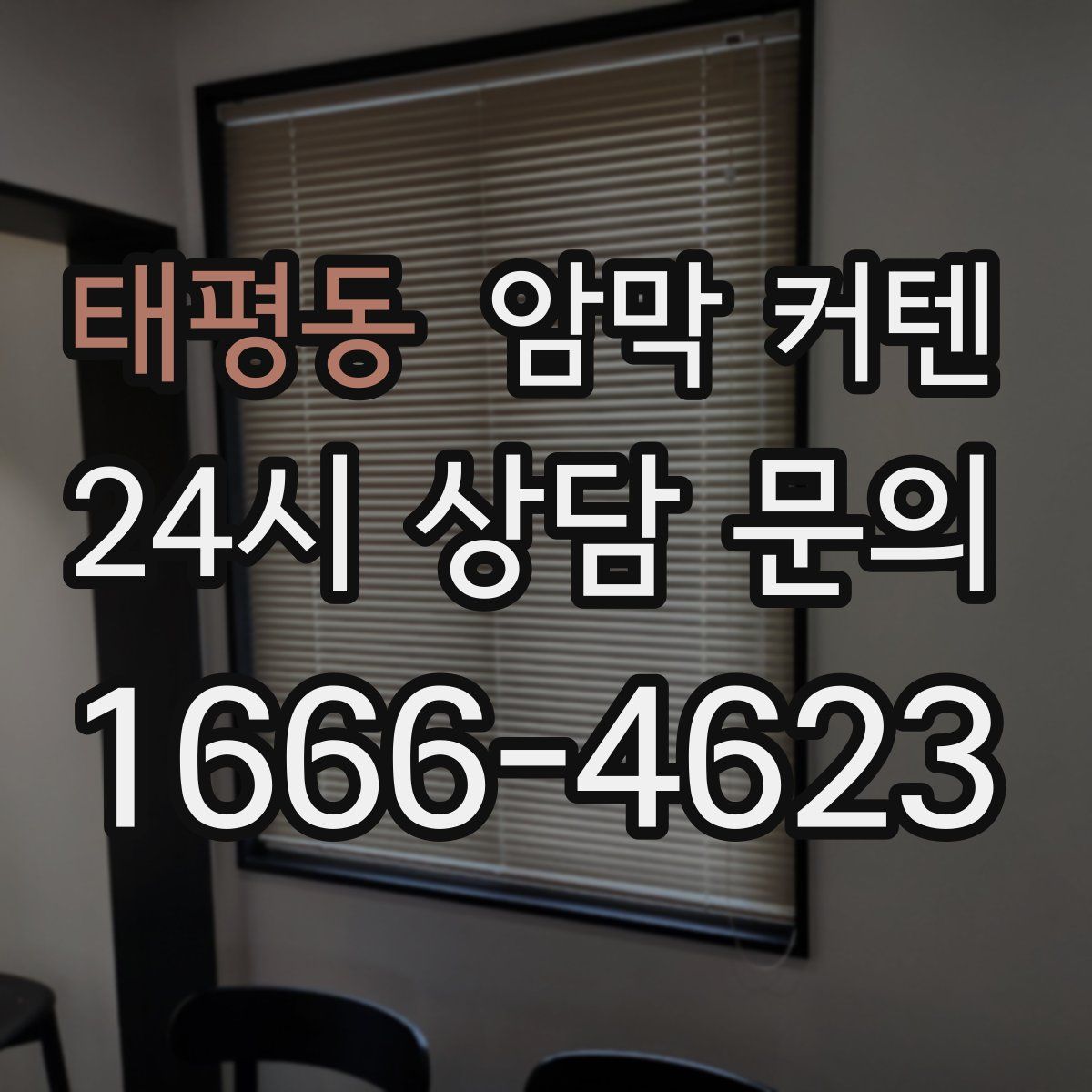 태평동 암막 커텐