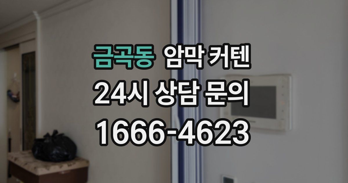 금곡동 암막 커텐
