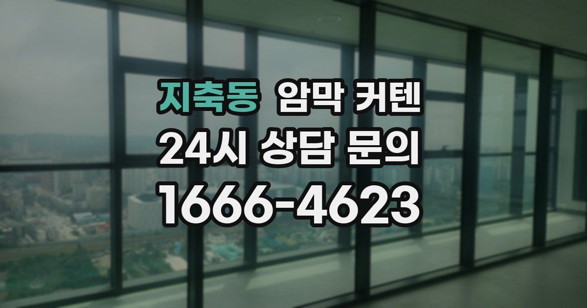지축동 암막 커텐