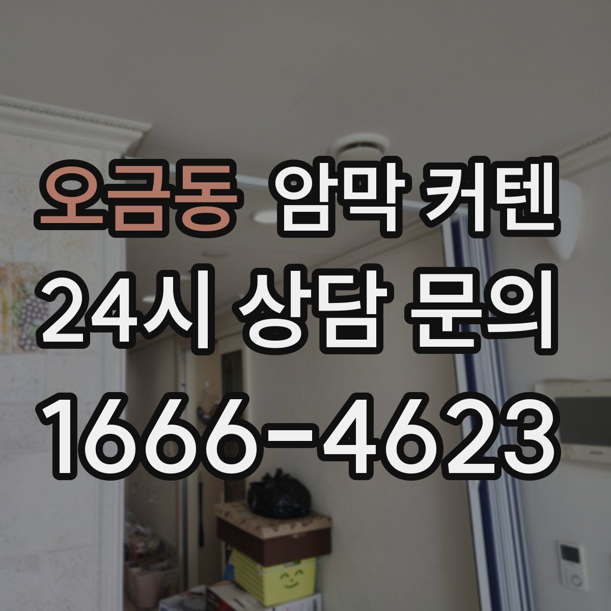 오금동 암막 커텐
