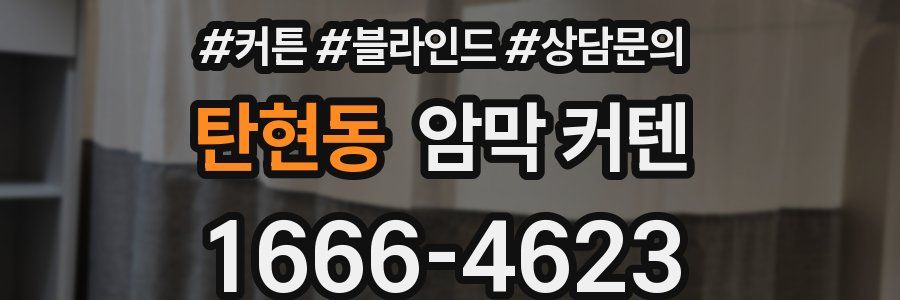 탄현동 암막 커텐