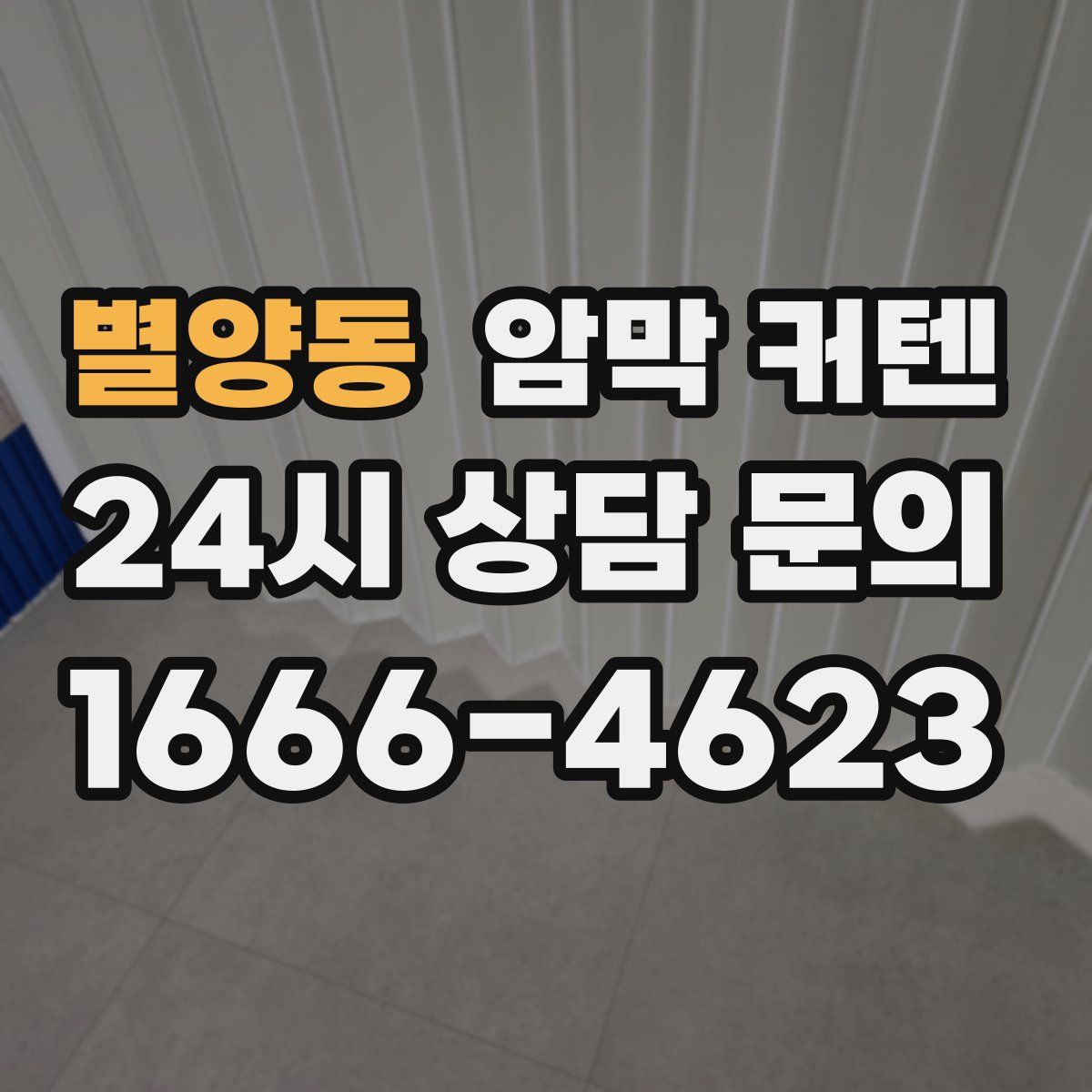 별양동 암막 커텐