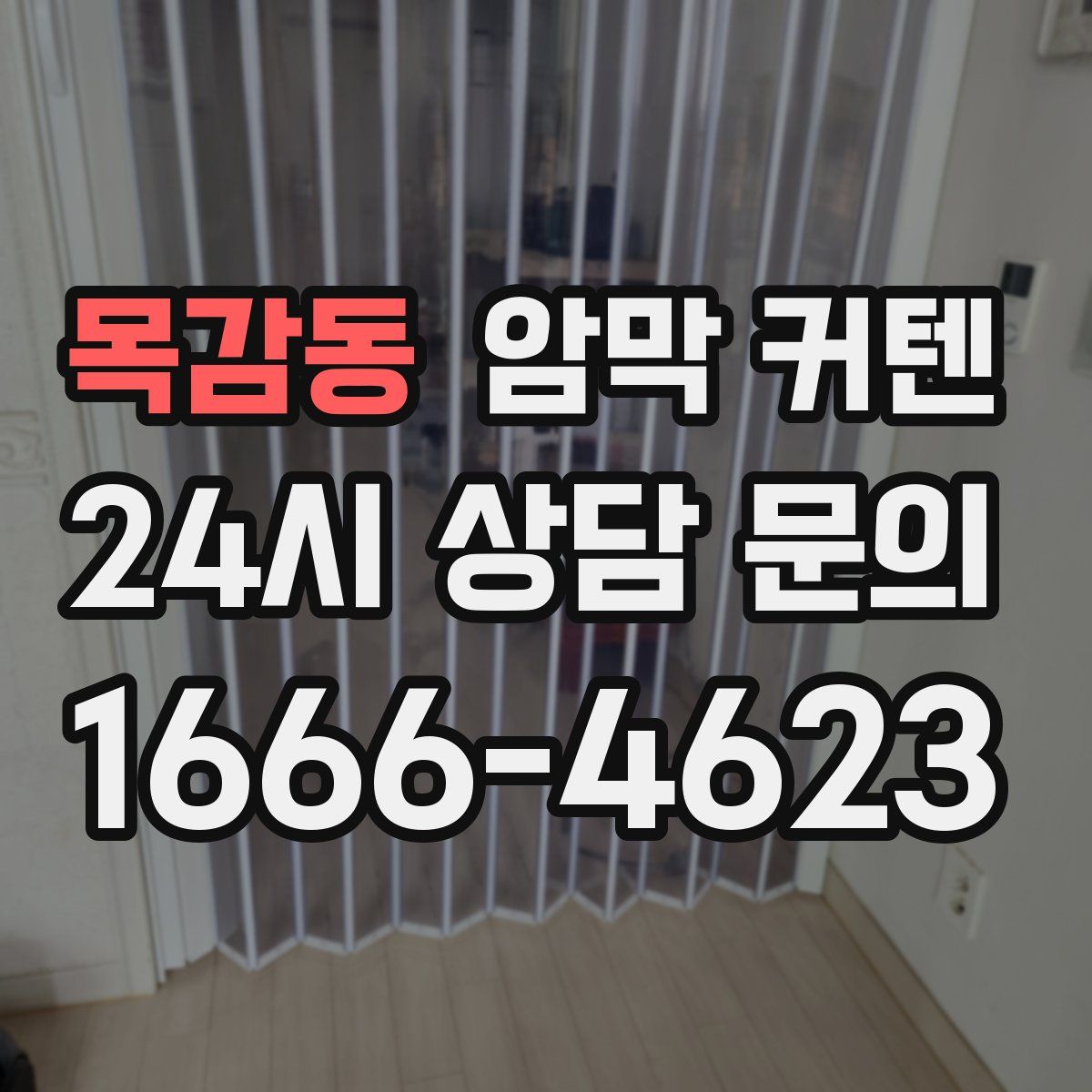 목감동 암막 커텐