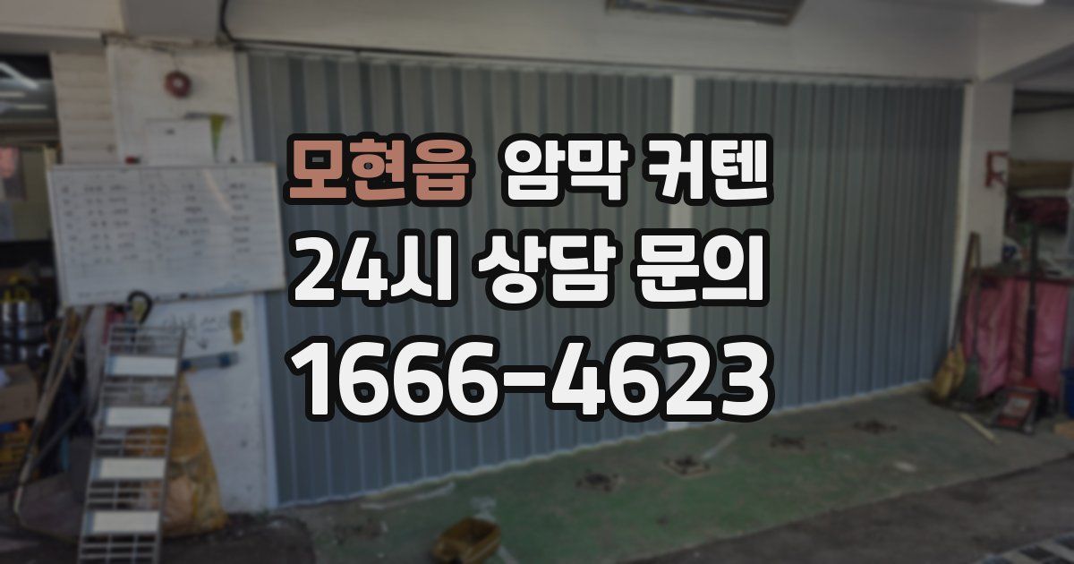모현읍 암막 커텐