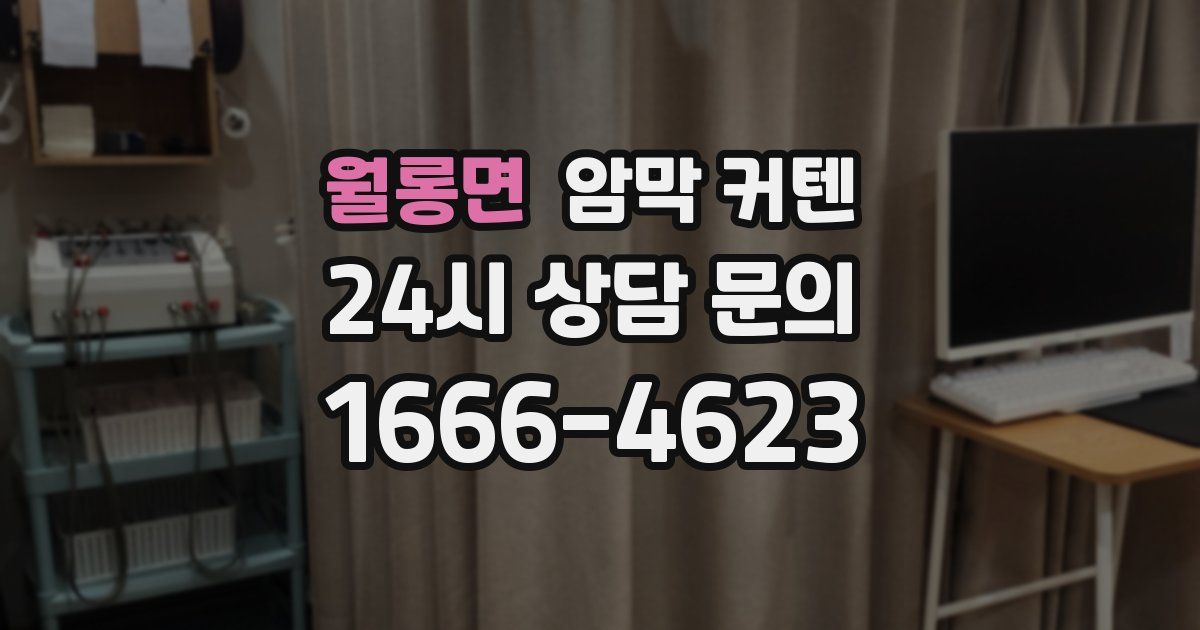 월롱면 암막 커텐