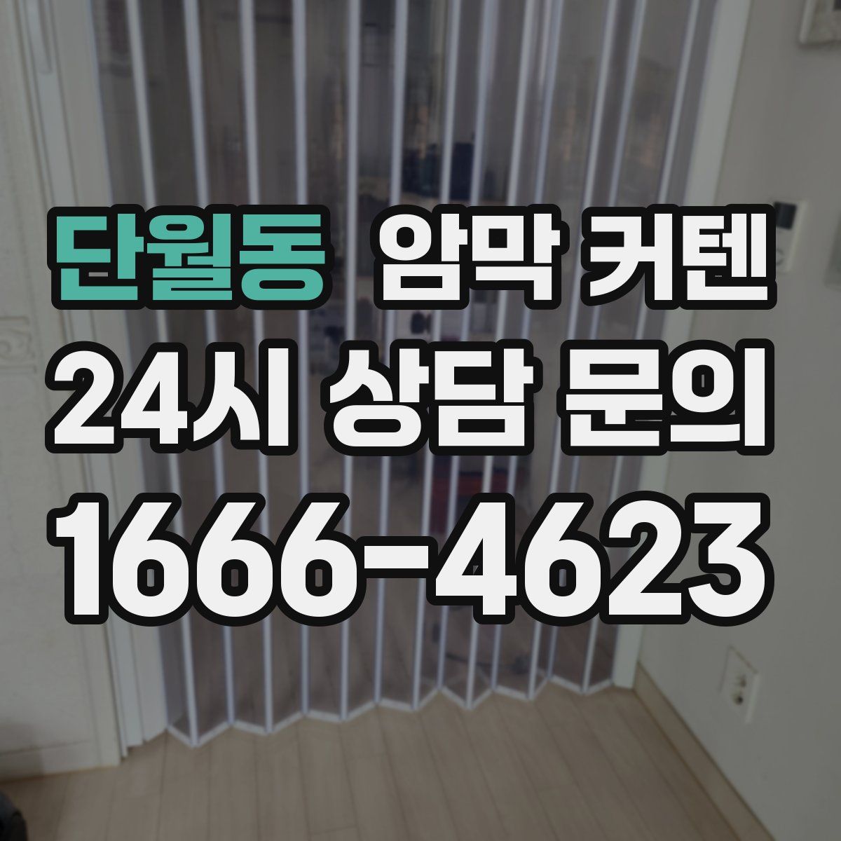 단월동 암막 커텐