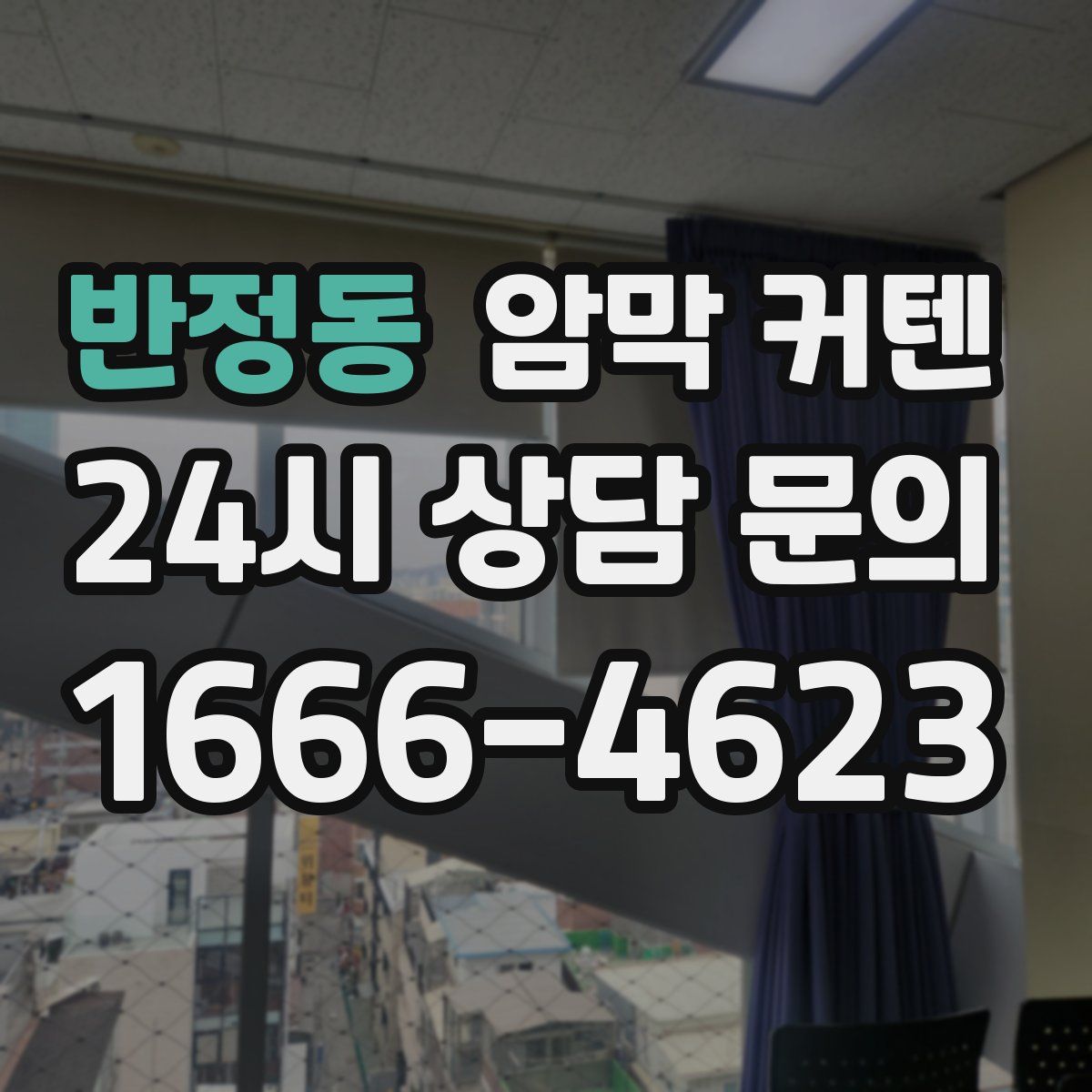 반정동 암막 커텐
