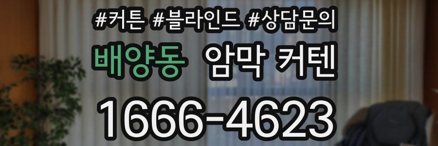 배양동 암막 커텐