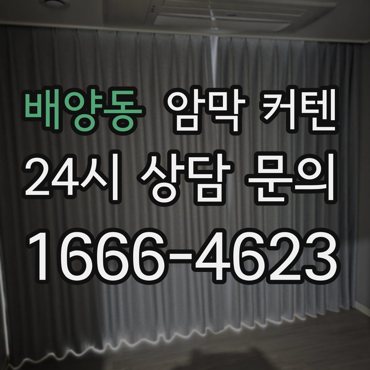 배양동 암막 커텐