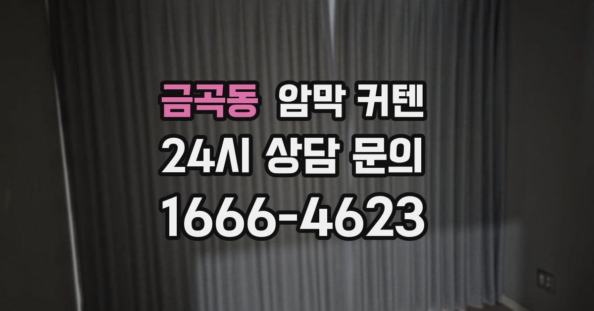 금곡동 암막 커텐