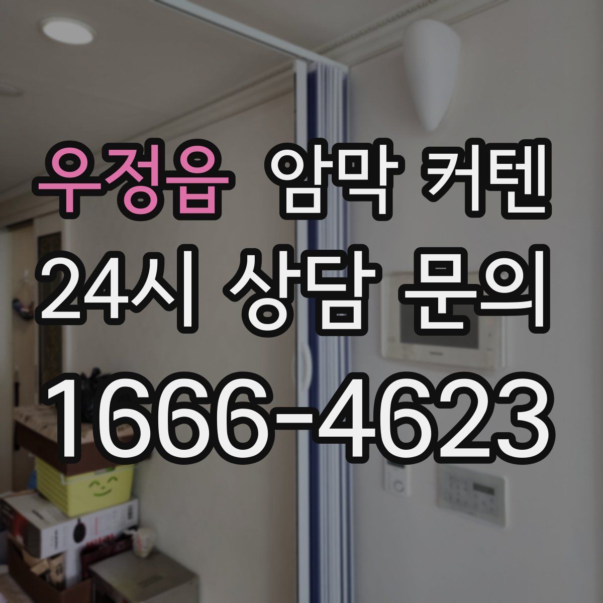 우정읍 암막 커텐