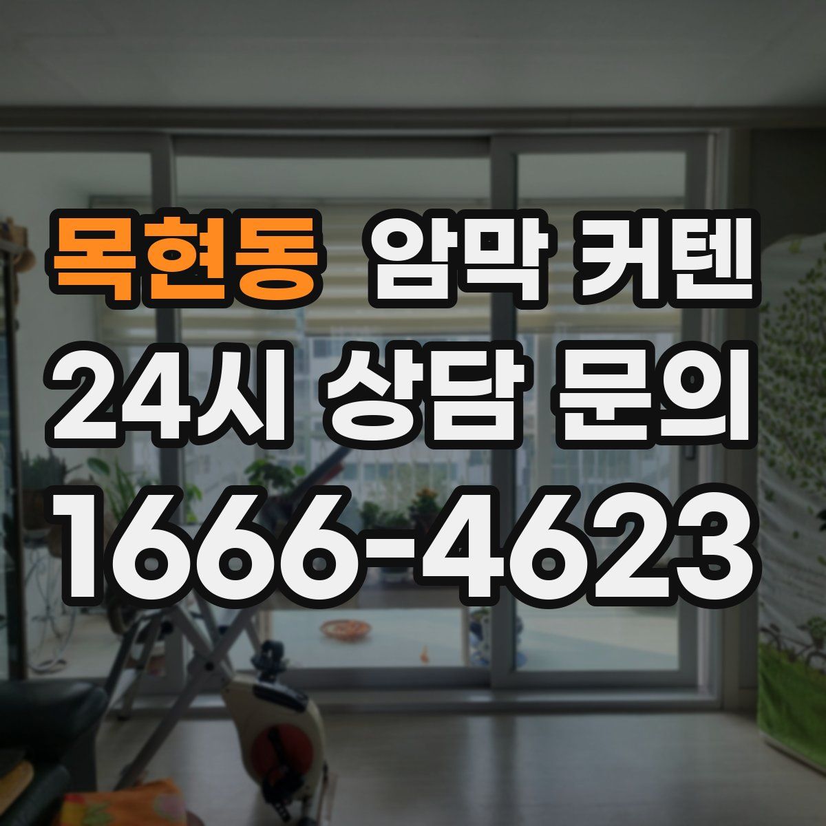 목현동 암막 커텐