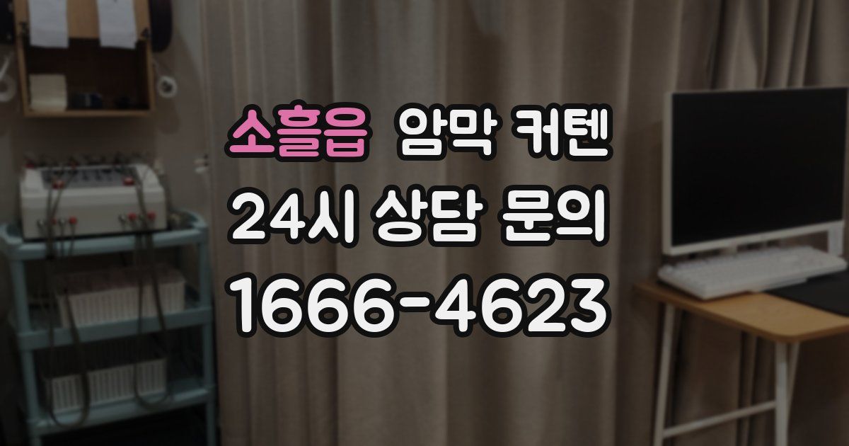 소흘읍 암막 커텐