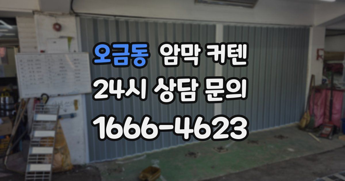오금동 암막 커텐