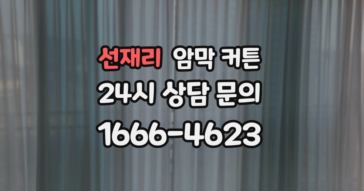 선재리 암막 커튼