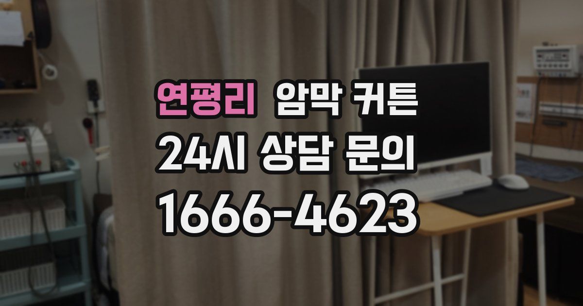 연평리 암막 커튼