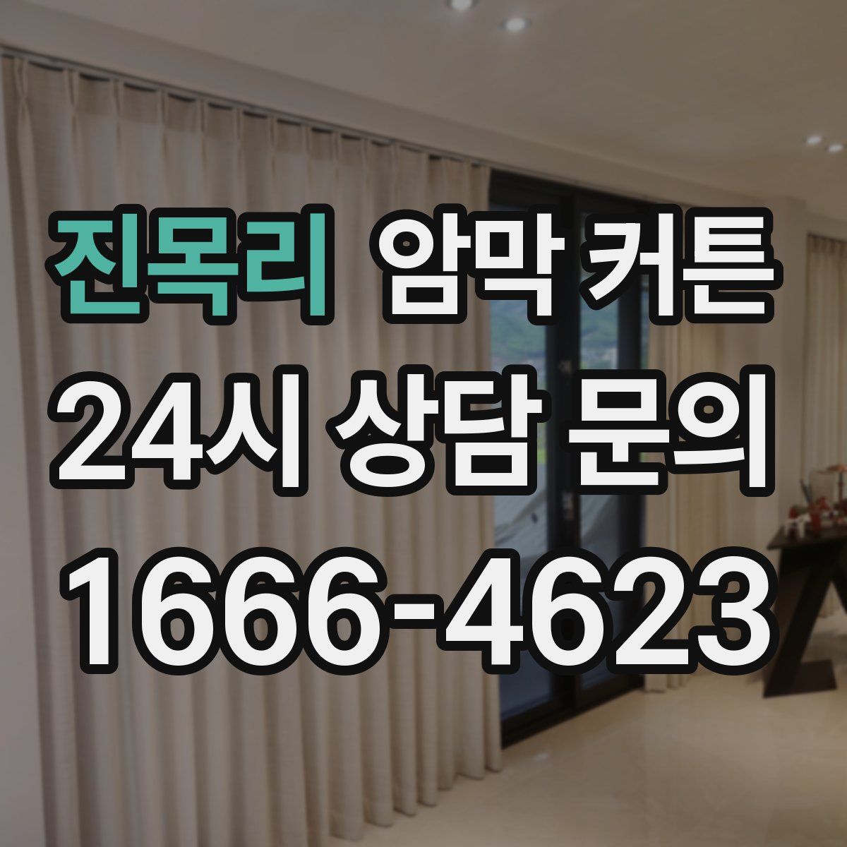 진목리 암막 커튼