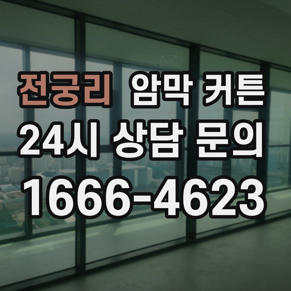 전궁리 암막 커튼