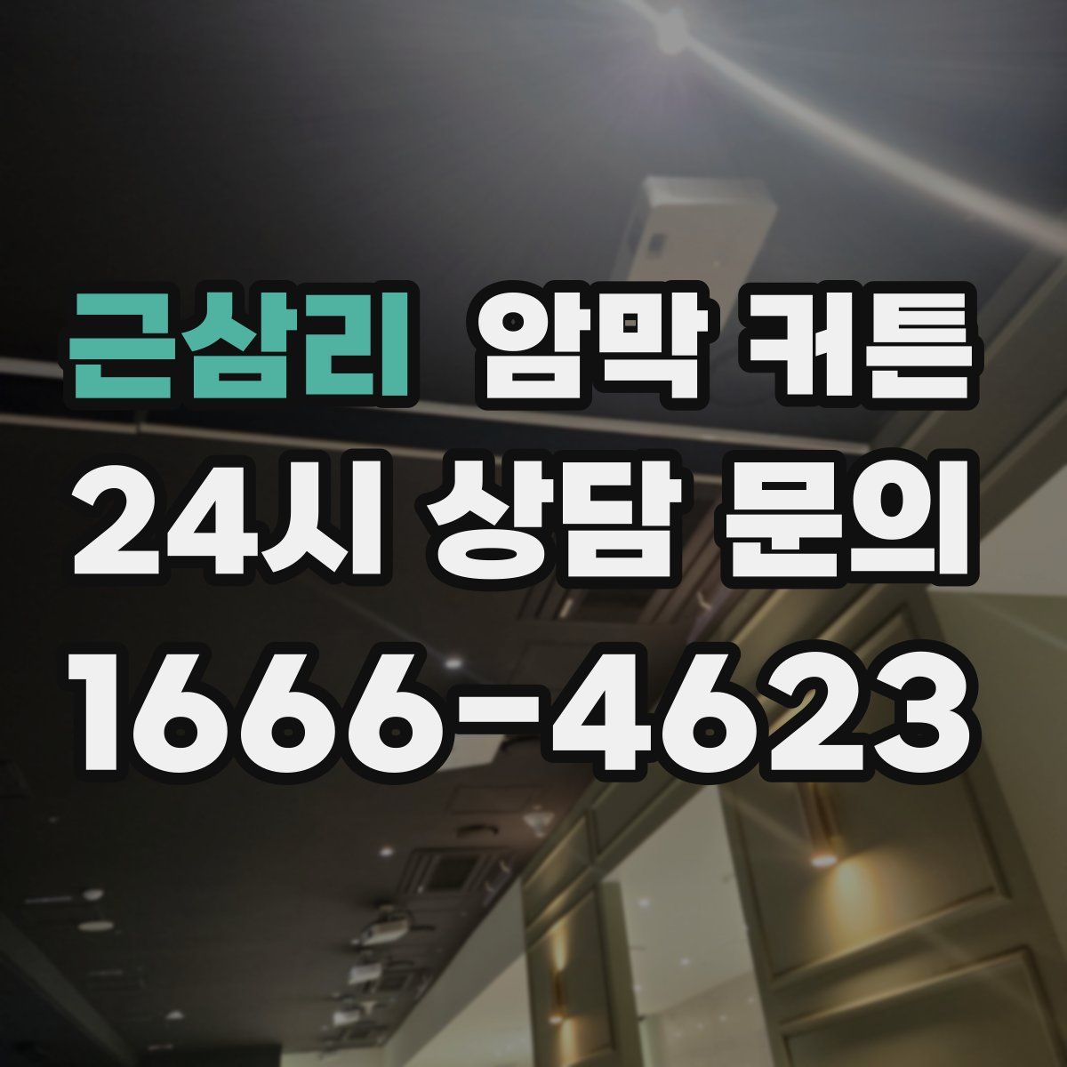 근삼리 암막 커튼