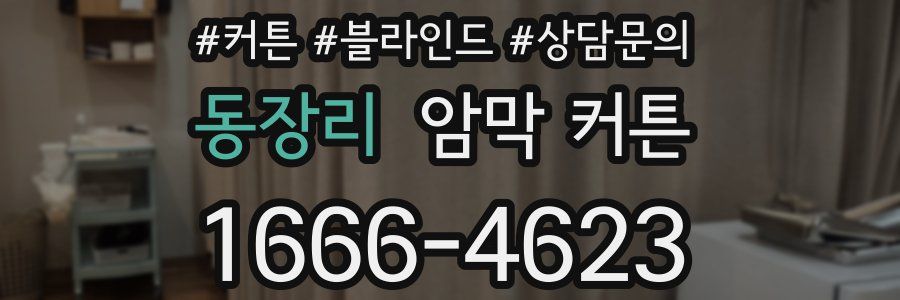 동장리 암막 커튼