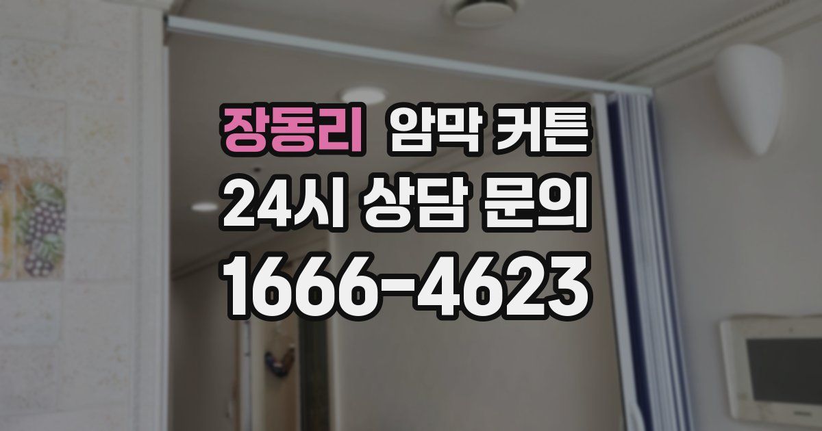 장동리 암막 커튼