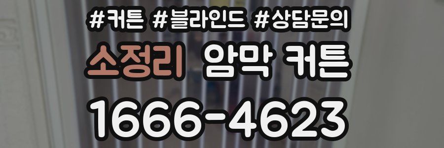소정리 암막 커튼