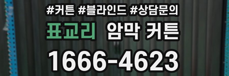 표교리 암막 커튼