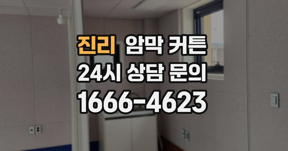 진리 암막 커튼