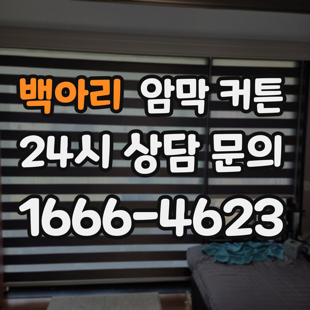 백아리 암막 커튼