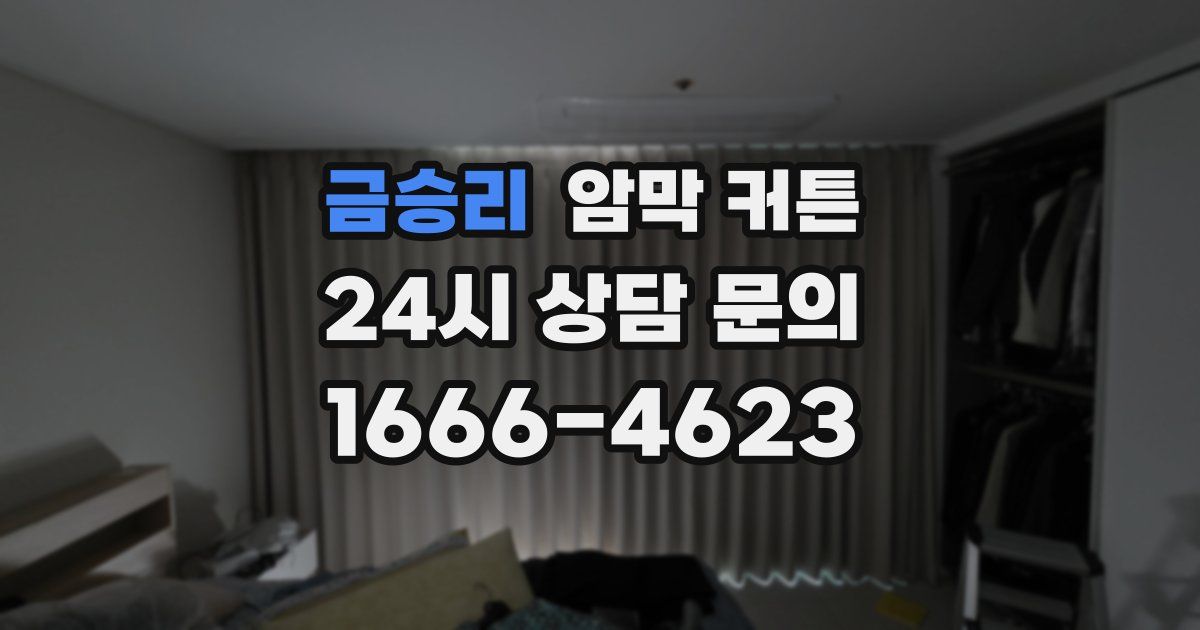 금승리 암막 커튼