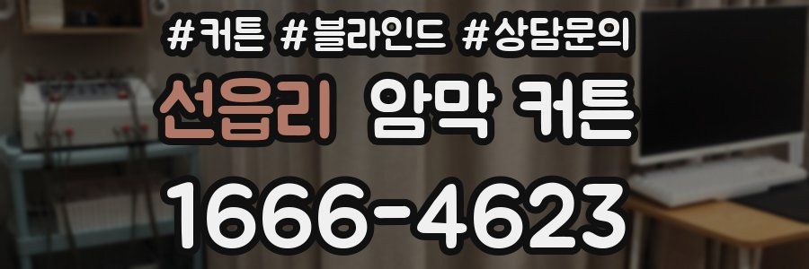 선읍리 암막 커튼