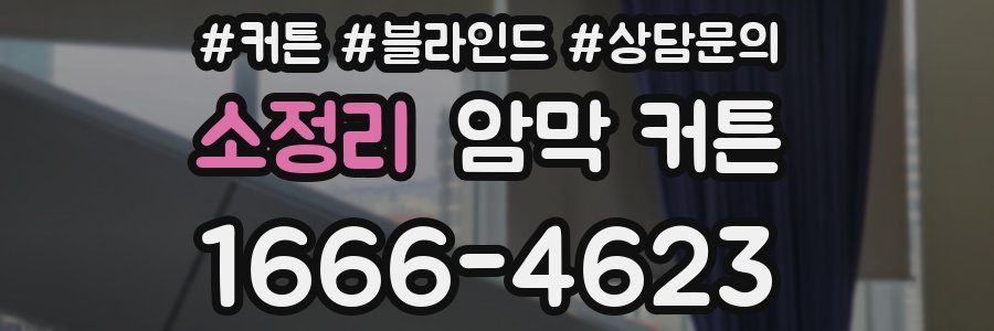 소정리 암막 커튼