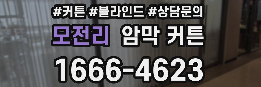 모전리 암막 커튼